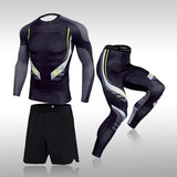 3 Pcs Set Men's Workout Sports Suit