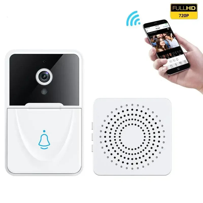 720P HD Smart Home Wireless WIFI doorbell Camera Security Video Intercom IR Night Vision AC Battery Operated House Doorbell New