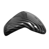 Carbon Fiber Gear Head Knob Shift Cover Trim Gear Shift Knob Shifter Lever Cover Decoration for Tiguan L 2021 2022