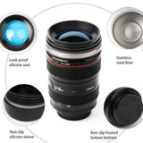 Camera Lens Coffee Mug Cup of Coffee Stainles Steel Vacuum Insulated Thermos Water Bottle Tumbler Thermal Insulation Drinkware