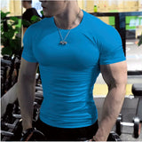 Men Casual Soild White t Shirts