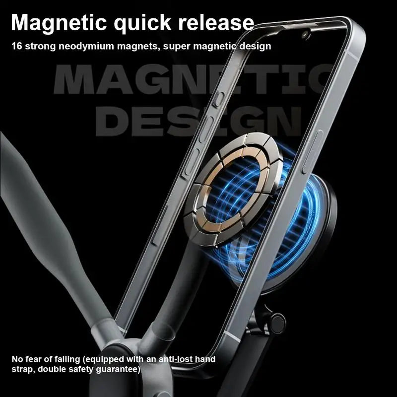 Magnetic Neck Hanging Mount Holder Wearable Lazy Phone Bracket Stand for Action Camera Video Shooting Accessories